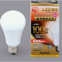 アイリスオーヤマ LED電球 E26 電球色 100形相当 全方向 LDA15L-G/W-10T5（直送品）