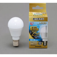 アイリスオーヤマ LED電球 E17 全方向 調光 25形相当 昼白色 LDA3N-G-E17/W/D-2V1 1個（直送品）