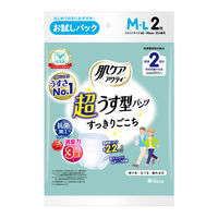 日本製紙クレシア 肌ケア アクティ 超うす型パンツ すっきりごこち M-L 2回分吸収 1パック（2枚入）