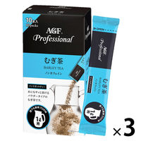 AGF プロフェッショナル むぎ茶 1L用 インスタント 冷水可 1セット（1箱（10本入）×3）
