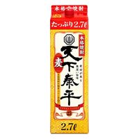 黒薩州麦 25度 2.7L 1セット（4本） 麦焼酎 若松酒造 - アスクル