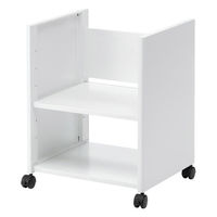 セキュリティラック用スタンド 小 幅560×奥行490×高さ700mm ホワイト RAC-SL5STN 1個（直送品）