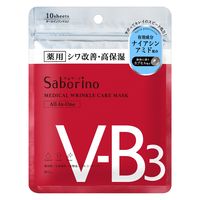 【数量限定】Saborino サボリーノ 薬用 ひたっとマスク WR 10枚入 シワ改善・高保湿 オールインワン BCLカンパニー