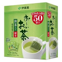 伊藤園 おーいお茶 エコティーバッグ 緑茶（抹茶入り） 1箱（50バッグ入）