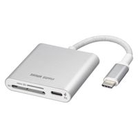 カードリーダー USB Type-C PD充電対応 ADR-5TCSDPW 1個 サンワサプライ