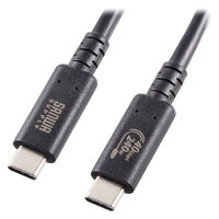 サンワサプライ USB40Gbps（USB4 Gen3）Type-C ケーブル KU-40GCCPE10 1本