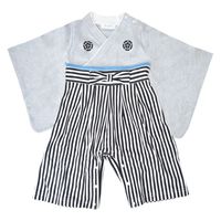 Aenak（アエナック）男児袴ロンパース グレー 80cm 1着 ROK