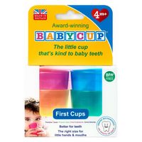 BABY CUP（ベビーカップ）ファーストカップ マルチカラー 1個（4個入）エデュテ