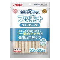 ゴン太の歯磨き専用ガム フッ素プラス ファイバーSS アパタイトカルシウム入り 国産 26本入 1袋 マルカン 犬用 おやつ