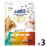 AIM30 カリッとトリーツ 4種のアソート 牧場の旨みセレクション 国産 80g 1セット（1袋×3）マルカン 猫用 おやつ