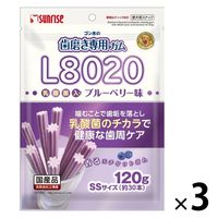 ゴン太の歯磨き専用ガム L8020乳酸菌入 SS 青りんご味 国産 120g