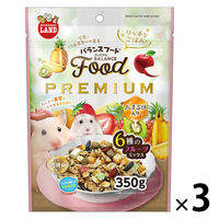 ミニマルランド 小動物用 リス ハムスター バランスフード プレミアム 6種のフルーツミックス 350g 3袋 マルカン 小動物