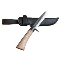 トヨクニ 山遊鉈漆黒造り180 白鋼 黒皮ケース 晶之作 tygr230410