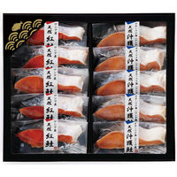FUJI 紅鮭・沖獲鮭切身セット 1箱（直送品）