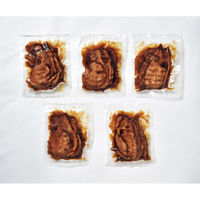 【お中元シール付】 FUJI 北海道産 豚丼の具(加熱済み)5食セット 1箱（直送品）