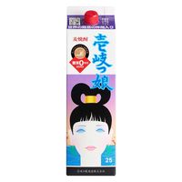 壱岐っ娘 パック 25度 1.8L 1本 麦焼酎 壱岐の蔵酒造