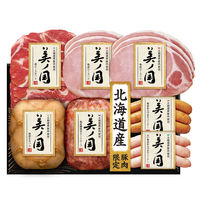 日本ハム ハムギフト 北海道 プレミアム 美ノ国 UKH-53 のし付き 中元 901046928 1セット（直送品）