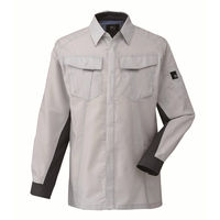 日新被服 長袖シャツ SR2541-40-4L シルバー 1着（直送品）