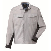 日新被服 長袖ジャンパー SR2561-40-L シルバー 1着（直送品）