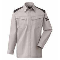 日新被服 長袖シャツ SR2643-40-6L シルバー 1着（直送品）