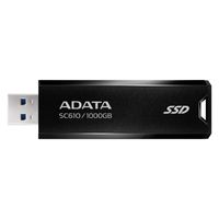 ADATA USB3.2 Gen2 スティック型SSD 1TB SC610-1000G-CBK/RD 1個（直送品）