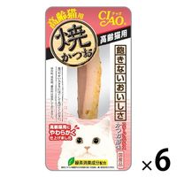 いなば CIAO（チャオ）焼かつお 高齢猫用 国産 6本 キャットフード 猫 おやつ