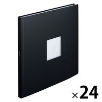 リヒトラブ myfa スクエアフォトコレクションファイル ジェットブラック N3327-24 1箱(24冊入)