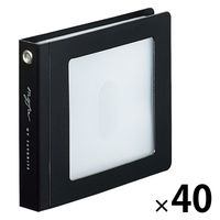 リヒトラブ myfa スクエアフォトコレクションファイル ミニ ジェットブラック N3326-24 1箱(40冊入)