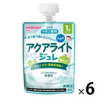 1歳からのMYジュレドリンク アクアライト 白ぶどう 1セット（1個×6） アサヒグループ食品