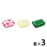 エフピコ DLVボーノ 19-15 ハートピンク×レモン×スイカ 3柄アソート 1袋（9枚入：3柄×3枚）