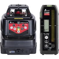 シンワ測定 シンワ スピニングレーザー HVー3 レッド デジタル受光器付 70820 1台 574-6178（直送品）