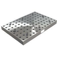 ニューストロング ベースプレート(ブッシングタイプ) 600×600 BP-6060B12 1台 837-8194（直送品）