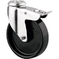 テンテキャスター ボルト穴式キャスター"AGILA(ナイロン車) φ75 自在式(トータルロック付) 1477POO075P30-11 1個（直送品）