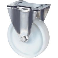 テンテキャスター プレート式キャスター"ALPHA(ナイロン車・ステンレス金具) φ160 固定式 8478UOO160P63 1個（直送品）