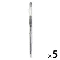 無印良品 こすって消せるスリムボールペン ノック式 0.5mm 黒 1