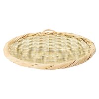 無印良品 竹材 ござ目編み 盆ザル 小 約直径21cm 良品計画