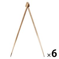 無印良品 アカシア たためるトング 約長さ19cm 1セット（1個×6） 良品計画