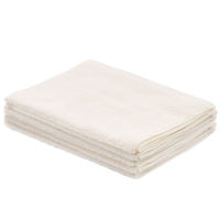 伊藤忠リーテイルリンク クイックカラーロングフェイスタオル ホワイト QF-004 1袋(5枚入)