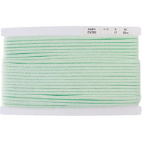 日本紐釦貿易 アクリルコード 約φ6mm×25m パステルソーダ DY250-17 1セット(2巻)