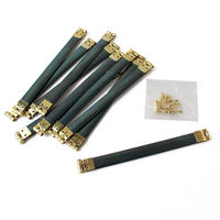 日本紐釦貿易 バネ口金 12cm 10本入 G JS8112 1セット(10本入×3