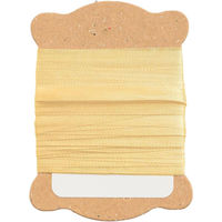 日本紐釦貿易 正絹 刺しゅうリボン 巾3.5mm×約5m巻 KSR-540-5M 1セット(5巻)