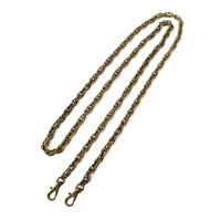 日本紐釦貿易 バッグチャーム用チェーン 全長18cm 2本