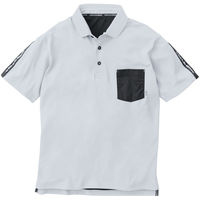 GG（ジージー） 半袖ポロシャツ ホワイト 4L  0135-51　1着（直送品）