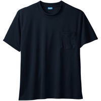 片倉工業 半袖丸首Tシャツ Lサイズ 黒 DM41FLZ 1セット(3枚