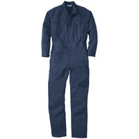 丸鬼商店 夏長袖ツナギ ネイビー 3L RO890-40-3L 2枚 新品未使用 ツナギ 作業服 ROUND ONI 春夏 長袖ツナギ 261 丸鬼商店｜作業服