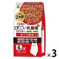 いなば CIAO チャオ すごい乳酸菌クランキー 総合栄養食 国産 キャットフード