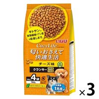 いなば Cozy Life クランキー チーズ味（190g×4袋入）国産 1セット（1袋×3）ドッグフード