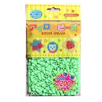 創アンド遊 創&遊アイロンビーズ単色パック 黄緑 AB-200-06 1個