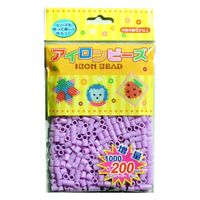 創アンド遊 アイロンビーズ単色パック 紫 AB-200-11 1個