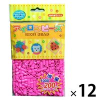 創アンド遊 創&遊アイロンビーズ単色パック ピンク AB-200-05 1セット(1個×12)